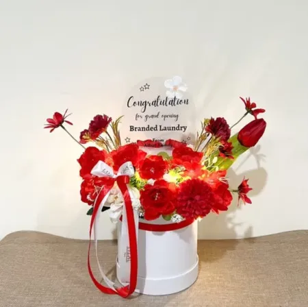 Bloom Box Akrilik Ucapan Grand Opening Jembrana